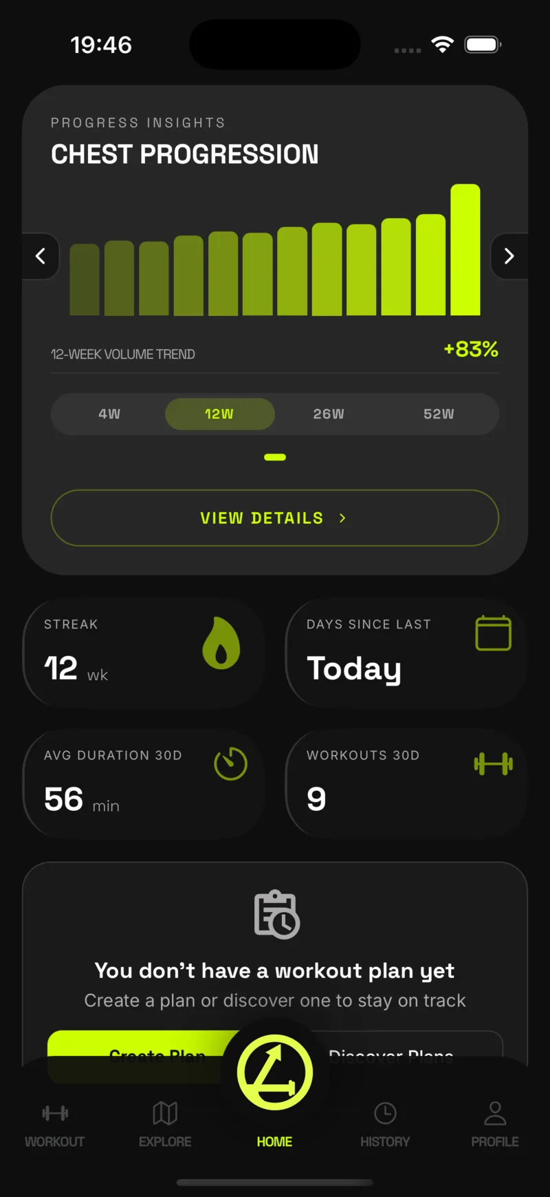 LIFTAG screen